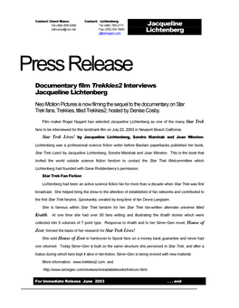 Press Release