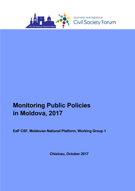 Monitoring Public Policies in Moldova, 2017