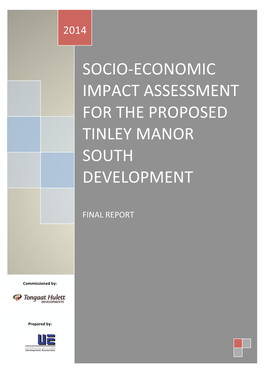 Tinley!Manor! South! Development! ! Final!Report!! ! ! !