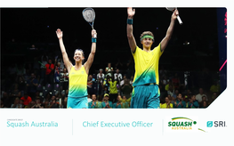 Squash Australia Chief Executive Officer