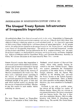 Of Irresponsible Imperialism