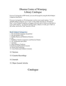 Download Our Library Catalogue