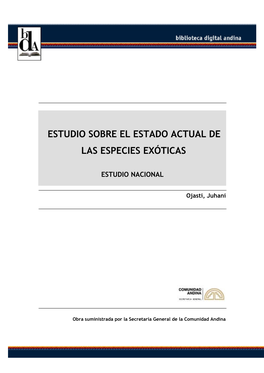 Estudio Sobre El Estado Actual De Las Especies Exóticas