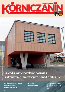 Szkoła Nr 2 Rozbudowana - Zakończenie Inwestycji Za Ponad 6 Mln Zł Str