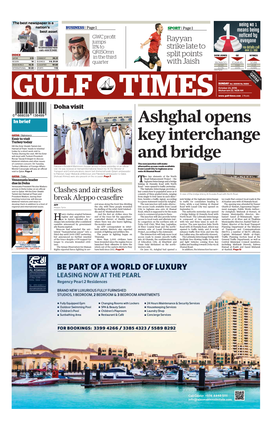 Ashghal Opens Key Interchange and Bridge