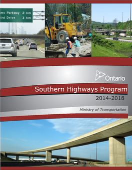 Southern Highways Program 2014-2018