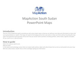 South Sudan Powerpoint Maps