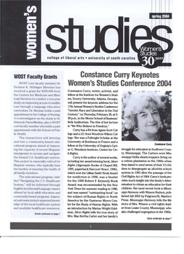 Constance Curry, Writer, Activist, and Fellow at the Institute for Women's