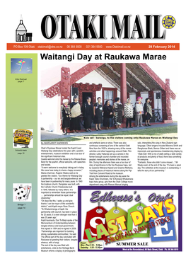 Waitangi Day at Raukawa Marae