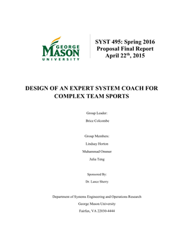 Final Report Th April 22 , 2015