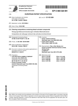 Cleaning Compositions Containing Bleach Activator Compounds