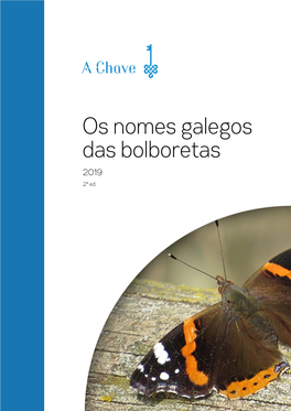 Os Nomes Galegos Das Bolboretas 2019 2ª Ed