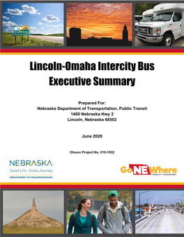 Lincoln-Omaha Intercity Bus Executive Summary
