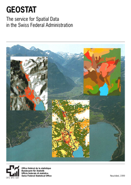 GEOSTAT the Service for Spatial Data in the Swiss Federal Administration