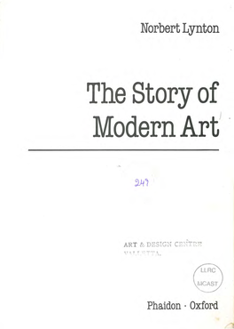 The Story of Modern Art'