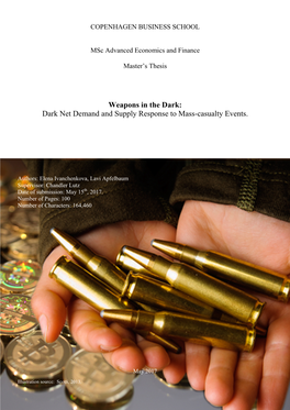 Weapons in the Dark: Dark Net Demand and Supply Response to Mass-Casualty Events