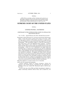 17-1672 United States V. Haymond (06/26/2019)