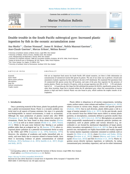 Double Trouble in the South Pacific Subtropical Gyre