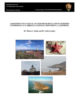 Assessment of Coastal Water Resources and Watershed Conditions at Cabrillo National Monument, California