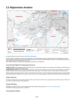 2.2 Afghanistan Aviation