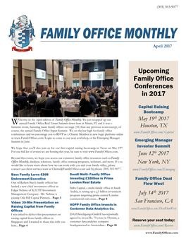 FAMILY OFFICE MONTHLY April 2017