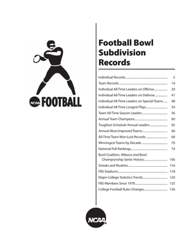 2013 Football Records Book