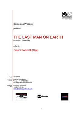 Last Man on Earth Press Book