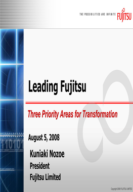 Leading Fujitsu