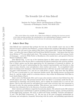 Arxiv:0904.2865V1 [Astro-Ph.SR] 18 Apr 2009 of Both Player and Coach