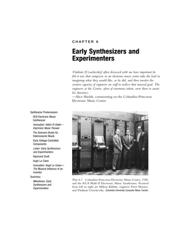 Holmes Electronic and Experimental Music