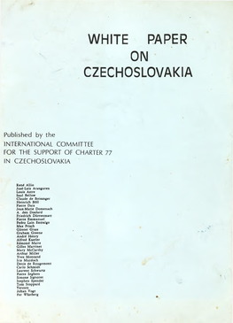 White Paper on Czechoslovakia