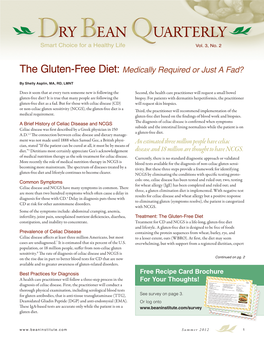 The Gluten-Free Diet: Medically Required Or Just a Fad?