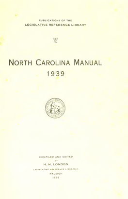 North Carolina Manual