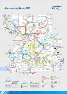 Liniennetzplan Bayern 2021