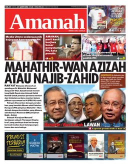 EDISI 85 • 14 - 20 JANUARI 2018 • Amanah