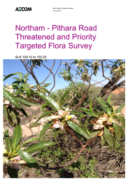Northam - Pithara Road Threatened and Priority Targeted Flora Survey