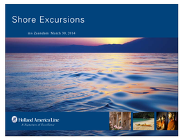 Shore Excursions