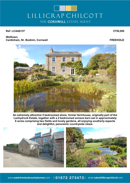 Ref: LCAA6137 £750,000