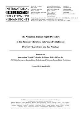 The Assault on Human Rights Defenders in The