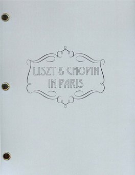 SCRIPT LISZT & CHOPIN in PARIS 2.Pdf