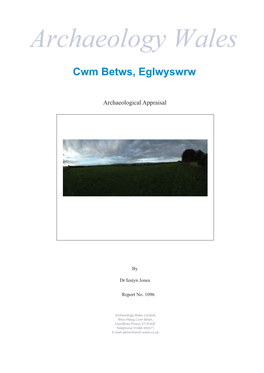 Cwm Betws, Eglwyswrw