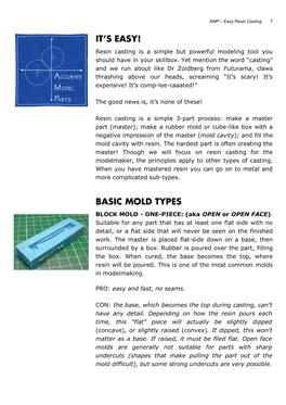 Easy Resin Casting FORMATTED