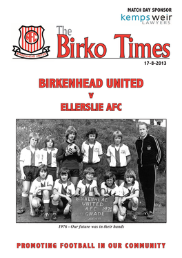 BIRKENHEAD UNITED V ELLERSLIE AFC