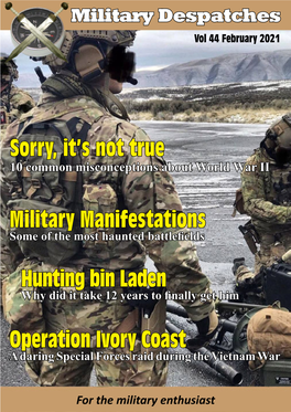 Sorry, It's Not True Hunting Bin Laden Operation Ivory Coast Military