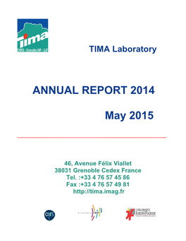 ANNUAL REPORT 2014 May 2015