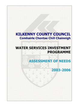KILKENNY COUNTY COUNCIL Comhairle Chontae Chill Chainnigh