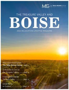 The Treasure Valley and Boise 2021 Relocation Lifestyle Magazine