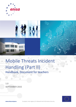 Mobile Threats Incident Handling (Part II) Handbook, Document for Teachers