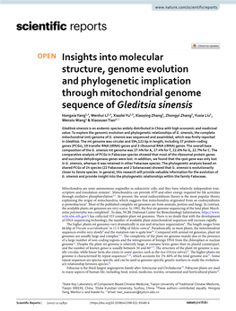 Insights Into Molecular Structure, Genome Evolution and Phylogenetic