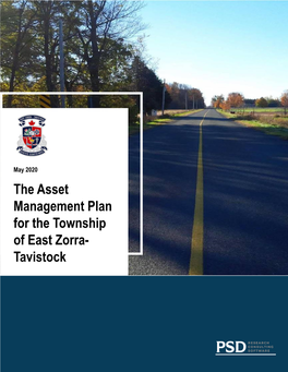 The Asset Management Plan for the Township of East Zorra- Tavistock